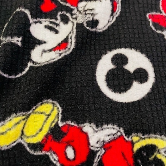 Disney Black Fleece Mickey & Minnie Mouse 2 Piece Pajama Lounge Sleepwear Set - Picture 9 of 9